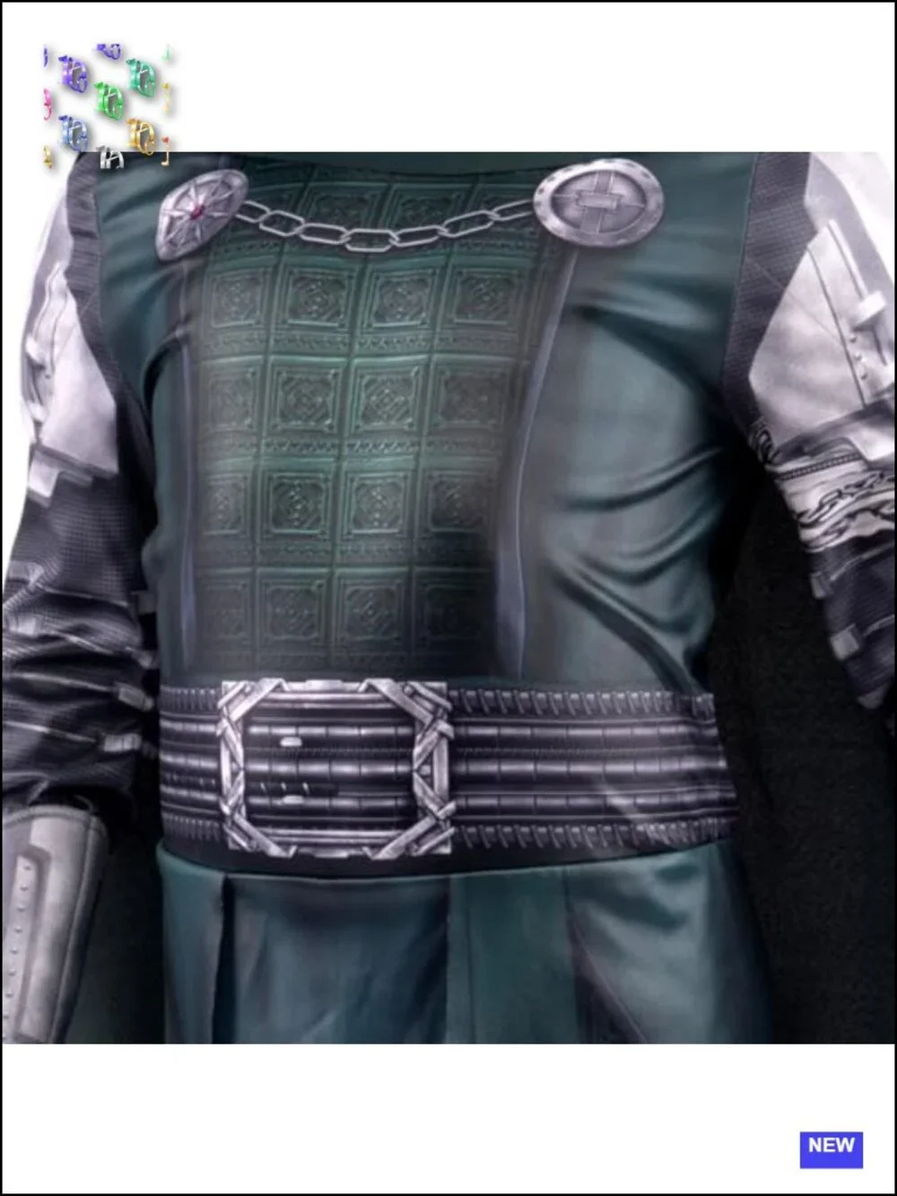 Marvel Doctor Doom Youth Halloween Costume Jumpsuit with Mask Multicolor